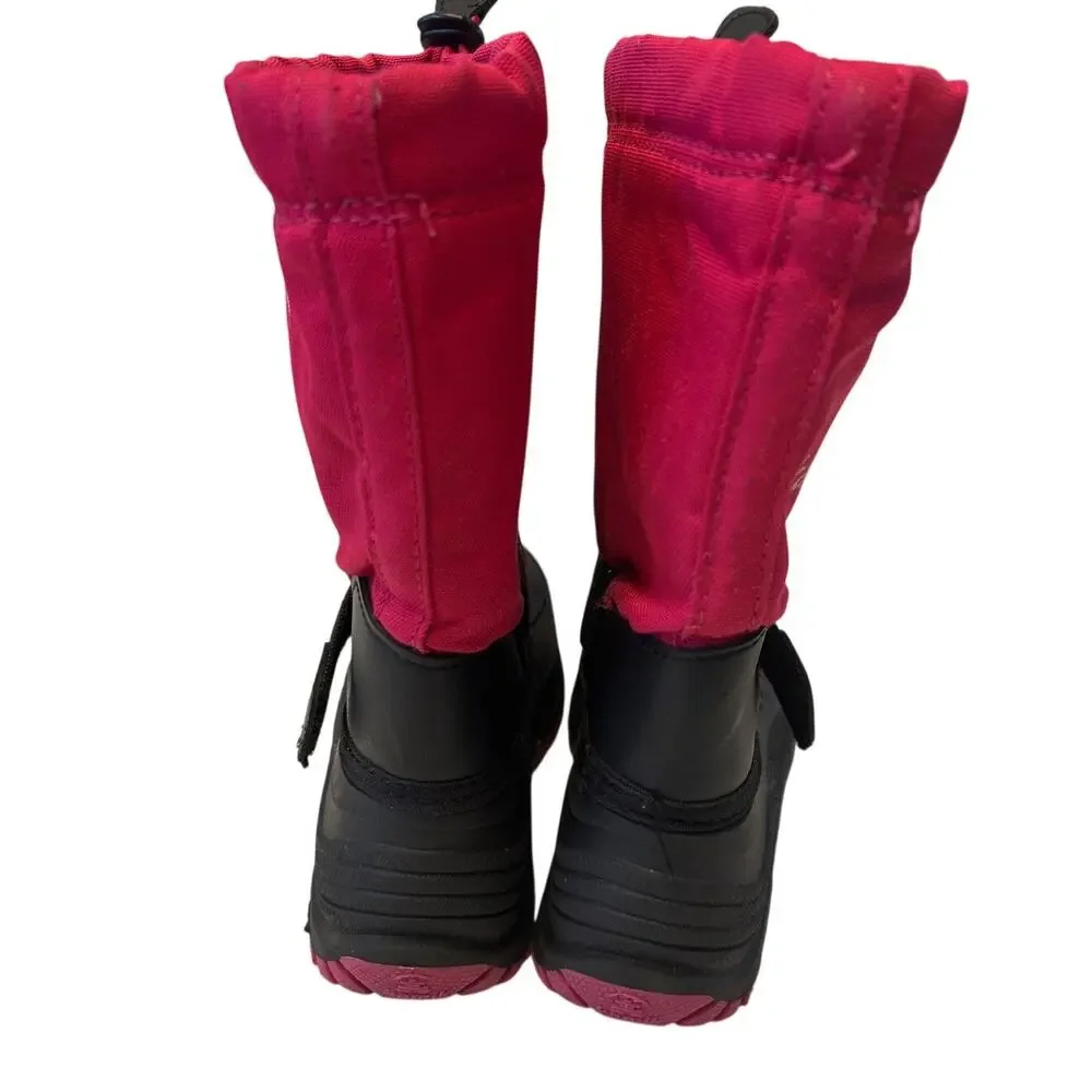 Kamik Youth Girls Waterbug Winter Boot Pink/Black Sz 13 Winter Insulated